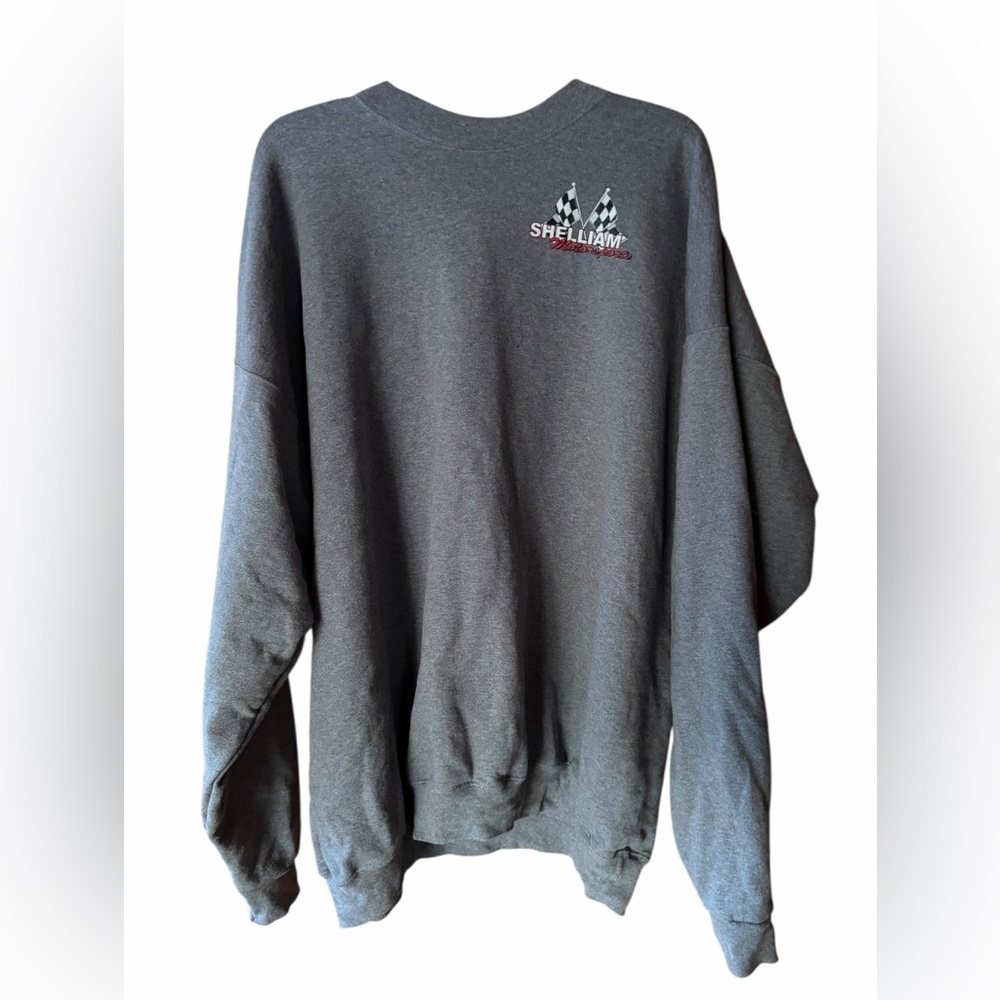 1990s Hanes Danny Shelliam Motorsports Racing Crewneck Sweatshirt